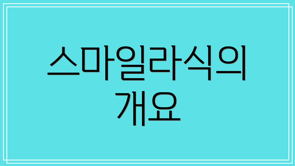 스마일라식의 개요