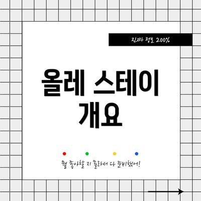 올레 스테이 개요