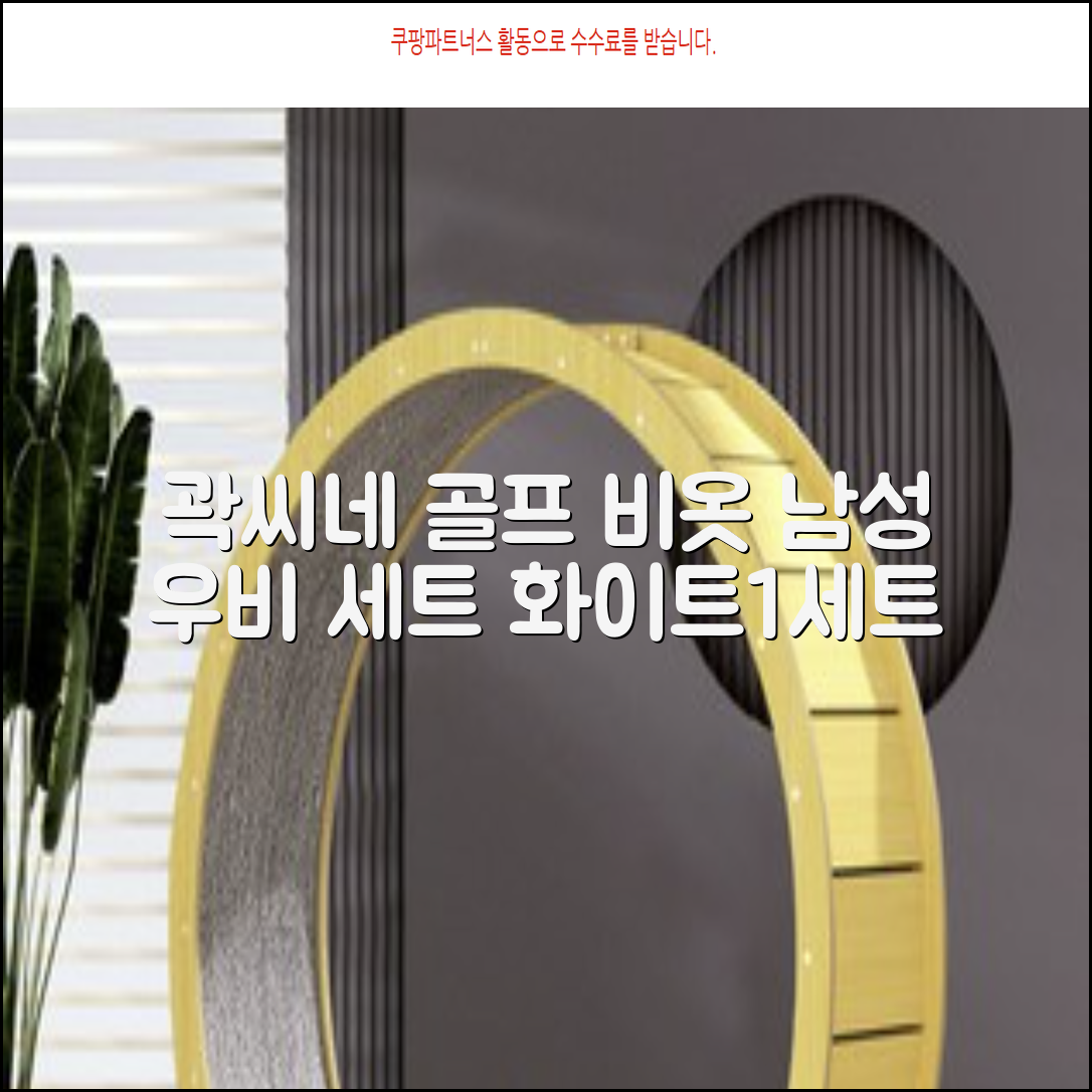 곽씨네슈퍼 남자 골프 비옷 세트 우비 우의 상하의, 화이트, 1세트 추천 리뷰